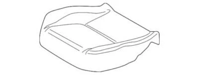 Cojín de asiento delantero derecho genuino Land Rover 2008-2015 LR2 HSE Lux LR070096 Foto 1 de 2