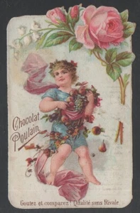 CHOCOLAT POULAIN /  1900"s CHROMO GAUFRE DECOUPIS - Picture 1 of 2