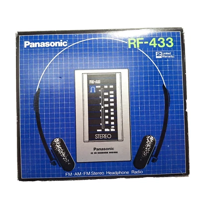NEW Panasonic RF-433 AM/FM Stereo Radio NO Headphones Radio Only - Image 1 of 4