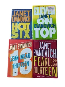 JANET EVANOVICH, Lot of 4 HC/DJ # 6, 11, 13 & 14 in Stephanie Plum Series, VG - Picture 1 of 2
