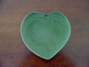 Green Leaf Shape Ceramic Candle Plate (Unbranded) - Picture 1 of 4