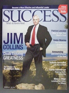 Jim Collins Mary J. Blige Curtis Granderson Success Magazine w/ CD April 2010 - Picture 1 of 2