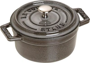 Staub 40500-106-0 Mini Round Cocotte 10 cm Graphite Grey - Picture 1 of 4