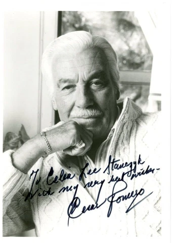 Autographed 5x7 Photo Actor Movie Star Cesar Romero The Joker Batman TV series Cover
