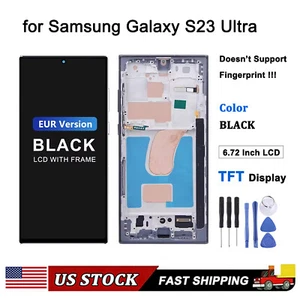 For Samsung Galaxy S23 Ultra LCD Display Touch Screen Digitizer Assembly Repairs - Picture 1 of 12
