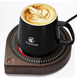 Coffee Mug Warmer & Mug Set for Desk - Heated Mug Warmer with Auto Shut Off, Tou - Picture 1 of 6