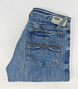 Diesel Zaf Jeans W33 L31 Mens Blue Relaxed Bootcut Denim Flares - Picture 1 of 17