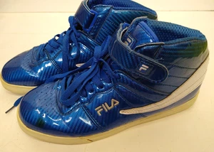 FILA HIGHTOP BLAU/WEISSER SCHNÜRER, GR. 101/2, SYNTHETISCHES OBERMATERIAL, FUTTER TEXTIL - Bild 1 von 7