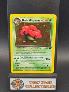 🌀 2000 Pokémon Team Rocket #13 Dark Vileplume Holo 🌀SWIRL🌀 - Imagen 1 de 5