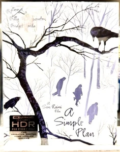 A SIMPLE PLAN 1998 Sam Raimi 4K ARROW LIMITED Ed NEW w/Case Bill Paxton Thriller - Picture 1 of 7