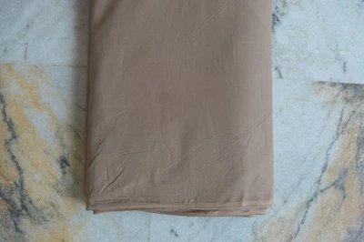 Beige Plain Fabric 100% Cotton 10 Yard Fabric NO TARRIF CHARGES 100%✅ ZK_65 - Image 1 of 4