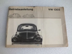 Betriebsanleitung VW Käfer 1302 - Limousine + Cabriolet - MG 39 - Picture 1 of 18