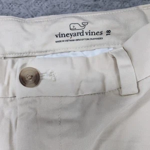 Vineyard Vines Pants Girls 18 Chino Adjustable Khaki - Picture 1 of 6