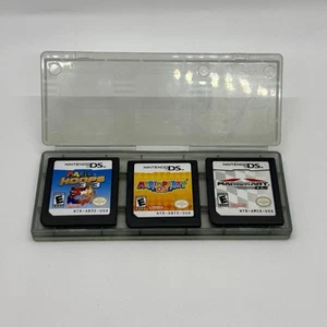 Mario DS Game Lot! Mario Party, Mariokart, & Mario Hoops Cartridges Only Tested! - Picture 1 of 9