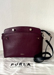 Furla Damen Ledertasche im edlen Design, Leder, Bordeaux, Fast Neu! Schnäppchen! - Bild 1 von 4