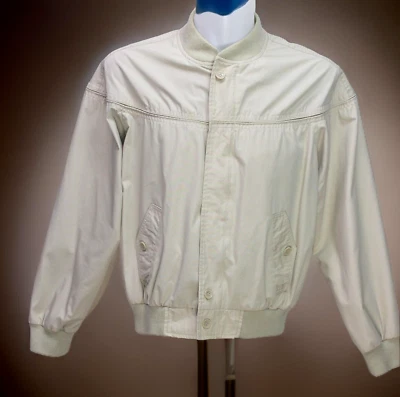 Chaqueta De Colección Yukon Trail Para Hombre Cremallera Oculta y Botón Manga Larga Beige Talla M Foto 1 de 4