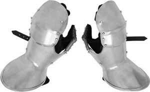 Guanteletes de acero para caballero medieval LARP cosplay SCA recreación histórica - Imagen 1 de 13