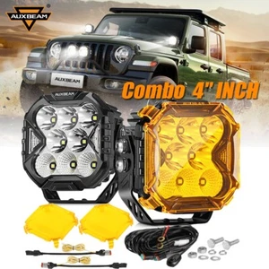 Combo de luces de trabajo LED AUXBEAM 2 piezas 4" DRL lámpara de señal de giro para Toyota RAV4 13-18 - Imagen 1 de 12