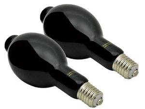 2 x UV lamp cannon flood 400w E40 bulb DJ disco rave blacklight black light - Picture 1 of 2