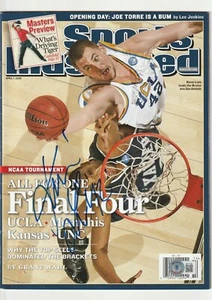 Kevin Love signiert 4/7/08 SPORT ILLUSTRIERT Beckett authentisch (kein Etikett) - Bild 1 von 2