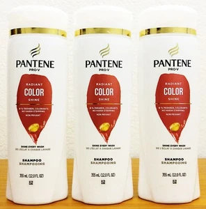 Pantene Pro-V Radiant Color Shine Shampoo, 12.0 fl oz, Lot of 3 - Picture 1 of 2