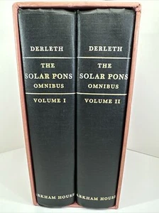 August Derleth THE SOLAR PONS OMNIBUS- 2 VOLUME SET 1st Edition 1982 - Picture 1 of 21