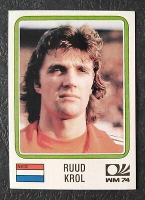 Panini Sticker 79 Ruud Krol Netherlands WM 1974 World Cup Story Sonric's - Bild 1 von 2