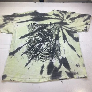 CYPRESS HILL Los Angeles Concert Tour TEE T SHIRT Sz Mens Uni M Tie Dye Green  - Picture 1 of 4