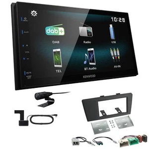 Kenwood Digital Autoradio DAB+ Bluetooth für Volvo V70 II 2000-2003 schwarz - Bild 1 von 5