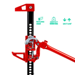 Stark USA 3 Tons Off Road Farm Farmer Jack Truck High 60" Lift Bumper Tractor - Picture 1 of 6