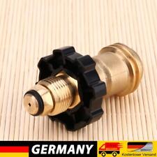 Universal Fit Propane Adapter Safe Outlet Brass Adapter for BBQ Gas Grill Heater