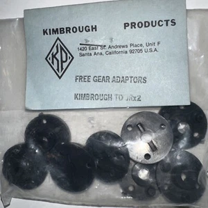 Kimbrough Free Gear Adapters (8) Kimbrough To JRX2 RC Car New Vintage - Picture 1 of 5