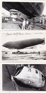 FÜNF FRÜHE FOTOS von VINTAGE ZEPPELINE, DERRIGIBLES - ALTE SAMMLUNG - ANSEHEN! - Bild 1 von 2