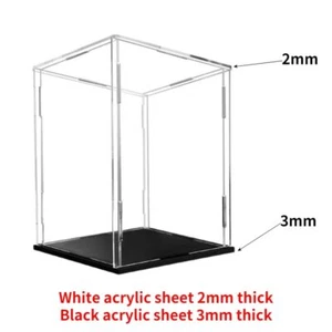 1/64 Acrylic Dust Cover Display Case Figure Doll Collection Protective Cover Box - Picture 1 of 22