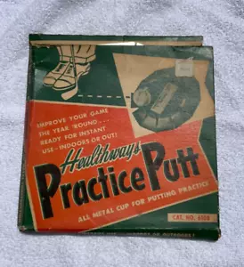 Vintage 50’s Healthways Practice Putt Golf Putting Cup No. 6108 Golfing Decor - Picture 1 of 5