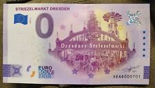 0 Euro Schein Striezelmarkt Dresden Weihnachten