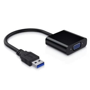 USB 3.0 to VGA external graphics card video converter adapter,for Win7/8/10/11 - Picture 1 of 12