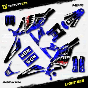 Kit de gráficos de carreras salvajes camuflaje azul se adapta a Sur-Ron Light Bee todos los años Surron - Imagen 1 de 2