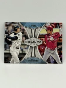 Topps Shohei Ohtani / Ichiro Suzuki 2019 la grandezza ritorna angeli marinai - Foto 1 di 2