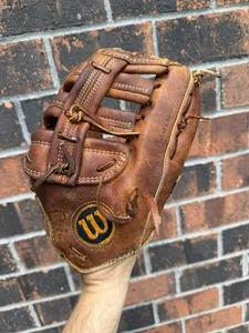 VINTAGE WILSON A2000 PRO ISSUE 1594 BASEBALL GLOVE- RHT 12” Made In USA - Picture 1 of 24
