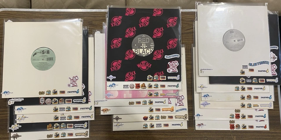 56 LB Mega Crate – 120 Bass Music Vinyl Lot 90s Hip-Hop Southern Rap DJ VG+–M - Image 1 of 4