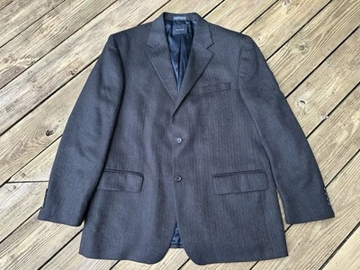 [271] Blazer deportivo Nautica 44R espiga carbón mezcla lana Foto 1 de 4