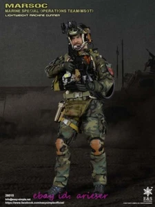 Easy&Simple 1/6 26015 MARSOC MSOT Sharpshooter MSOT Light Machine Gunner Figure - Picture 1 of 11