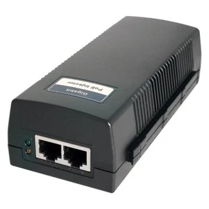 Gigabit PoE Plus Iniettore di potenza 802.3af 802.3at 48 V 0,65 A 30 W - Foto 1 di 10
