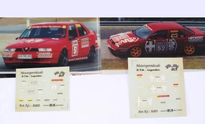 DMC Motorsport Decals 1:87 Alfa Romeo 155 TS - DTM Legenden - zur Auswahl