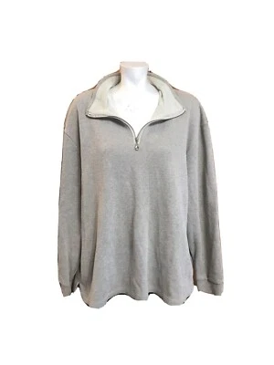 Suéter Para Hombre Irvine Park Acanalado Cremallera Cuello Frontal - Talla 2X Foto 1 de 4