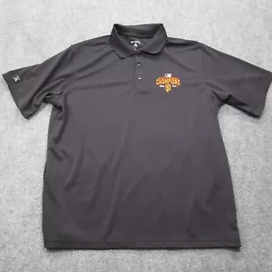 San Francisco Giants Shirt Mens XL Black Logo Short Sleeve Polo World Champions - Picture 1 of 11