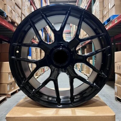 22" GLE63 AMG STYLE BLACK WHEELS RIMS FITS MERCEDES BENZ GLE350 GLE400 GLE450 - Imagem 1 de 4