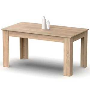 Mesa Comedor Madera, Salón o Cocina para 4-6 Personas 77x140x80cm Diseño Moderno - Imagen 1 de 3