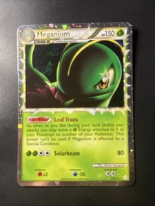 🍃 Meganium (Prime) - HeartGold SoulSilver (HS) 109/123 / Ultra Rare Centered 🟢 - Picture 1 of 5